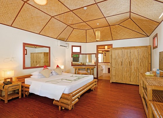 Thulhagiri Island Resort - Wohnbeispiel Beach Bungalow (Zimmercodierung BB1)