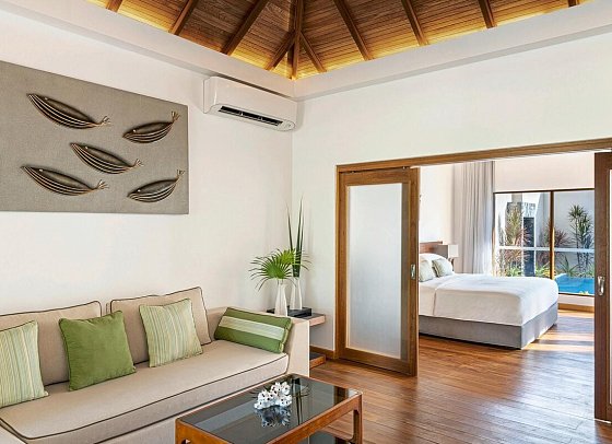 Niva Kurumba Maldives - Wohnbeispiel Deluxe Pool Villa (Zimmercodierungen VD1 & VD7)