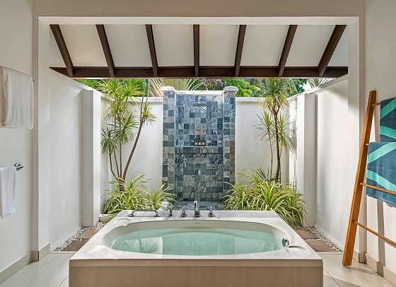 Niva Kurumba Maldives - Beispiel Bad Superior (Zimmercodierungen US1 & US7)
