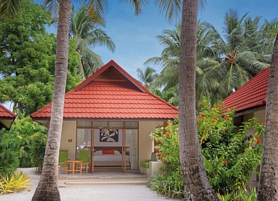 Niva Kurumba Maldives - Wohnbeispiel Deluxe Bungalow (Zimmercodierung BD1)