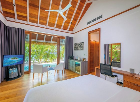 Kandolhu Maldives - Wohnbeispiel Pool Villa (Zimmercodierung VB2)