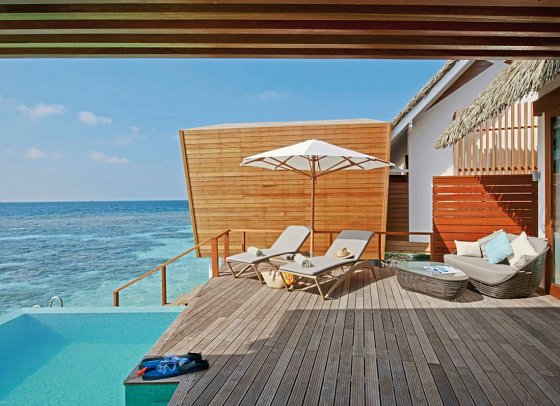 Kandolhu Maldives - Wohnbeispiel Ocean Pool Villa (Zimmercodierung VX2)