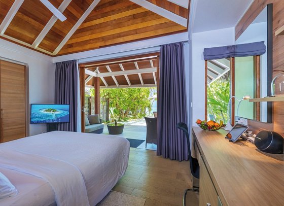 Kandolhu Maldives - Wohnbeispiel Beach Villa (Zimmercodierung VB1)