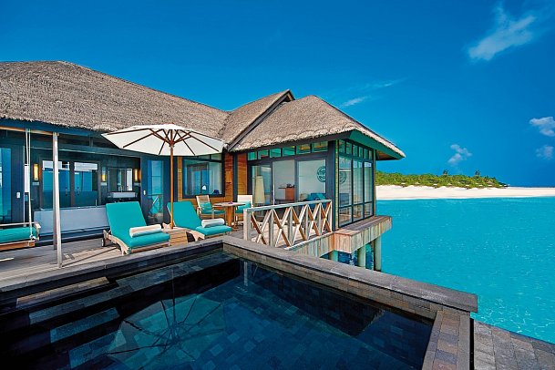 JA Manafaru - Wohnbeispiel Sunset Water Villa (Zimmercodierung VX2)