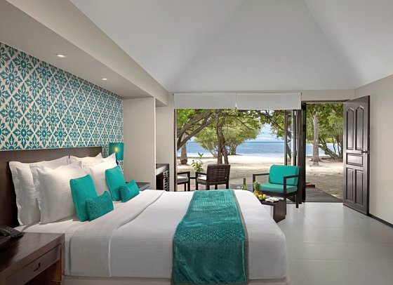ADAARAN Select Hudhuranfushi - Wohnbeispiel Beach Villa (Zimmercodierungen VB1 & VB7)