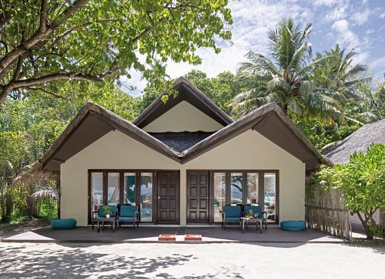 ADAARAN Select Hudhuranfushi - Wohnbeispiel Beach Villa (Zimmercodierungen VB1, VB7, FB1, FB2, FV1 & FV2)