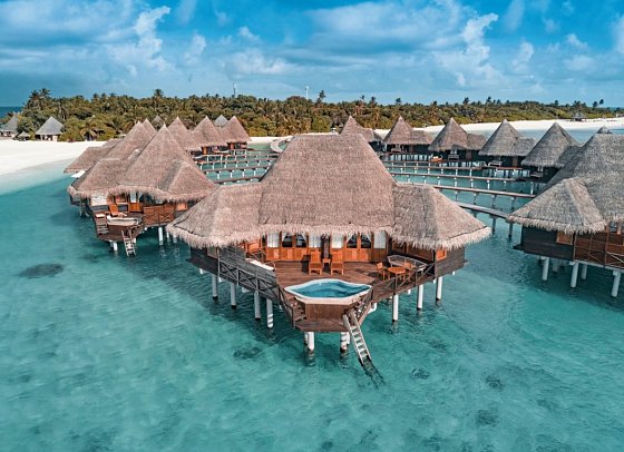 Coco Palm Dhuni Kolhu - Wohnbeispiel Sunset Lagoon Villa (Zimmercodierungen VL2 & VL8)
