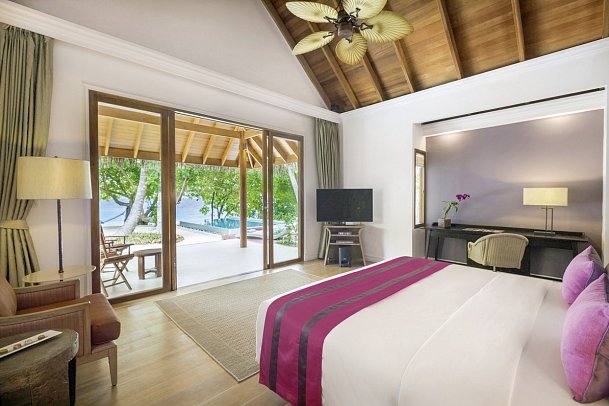 Dusit Thani Maldives - Wohnbeispiel Beach Villa with Pool (Zimmercodierung VB2)