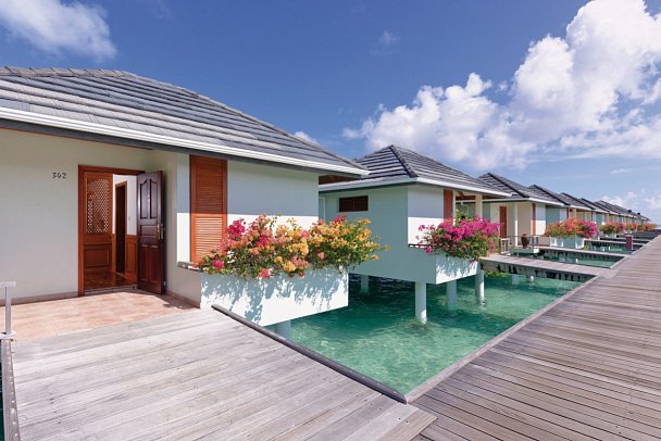 Villa Park Sun Island - Wohnbeispiel Water Villa (Zimmercodierungen VX1 & VX2)