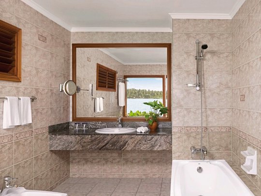 Villa Park Sun Island - Beispiel Bad Water Villa (Zimmercodierungen VX1, VX2 & VX7)