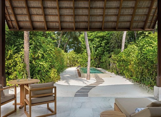Conrad Maldives Rangali Island - Two Bedroom Deluxe Beach Villa Pool (Zimmercodierung VD1)