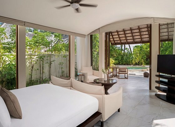 Conrad Maldives Rangali Island - Two Bedroom Deluxe Beach Villa Pool (Zimmercodierung VD1)