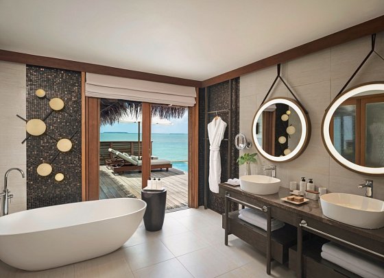 Conrad Maldives Rangali Island - Sunset Water Villa Pool (Zimmercodierung VB3)