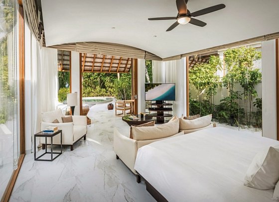 Conrad Maldives Rangali Island - Deluxe Beach Villa with Pool (Zimmercodierung VB4)