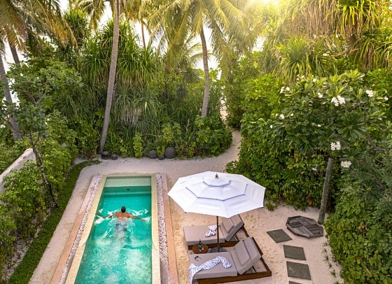 Conrad Maldives Rangali Island - Three Bedroom Beach Suite with Pool (Zimmercodierung VD4)