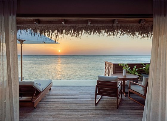 Conrad Maldives Rangali Island - Sunset Water Villa Pool (Zimmercodierung VB3)