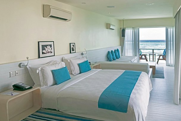 Holiday Inn Resort Kandooma Maldives - Wohnbeispiel Overwater Villa (Zimmercodierungen VX1 & VX2)