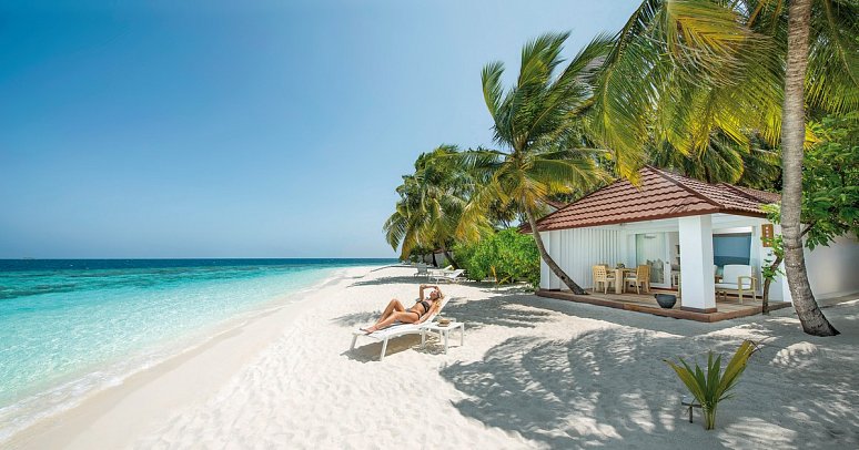 Diamonds Thudufushi - Wohnbeispiel Beach Front Villa (Zimmercodierung BB2)