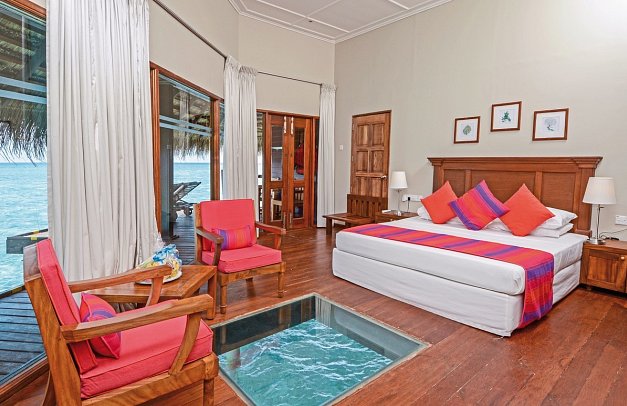 ADAARAN Club Rannalhi - Wohnbeispiel Water Villa (Zimmercodierungen VX1, VX2 & VV1)