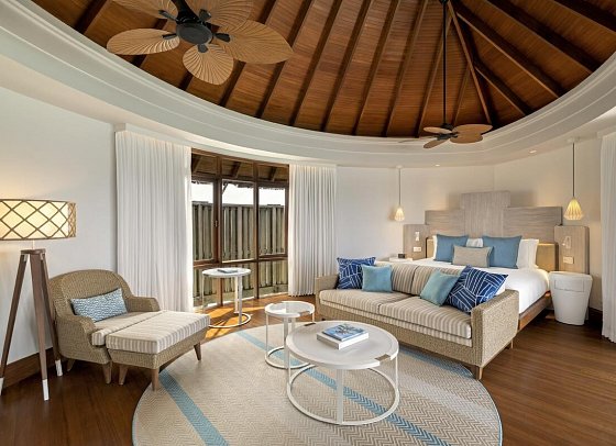Constance Halaveli Maldives - Wohnbeispiel Water Villa with Private Pool (Zimmercodierungen VX1 & VX7)