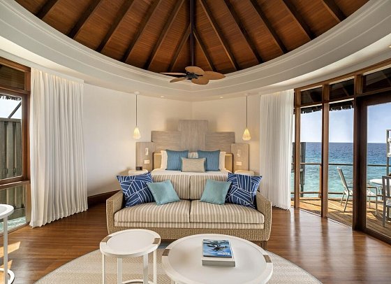 Constance Halaveli Maldives - Wohnbeispiel Water Villa with Private Pool (Zimmercodierungen VX1 & VX7)