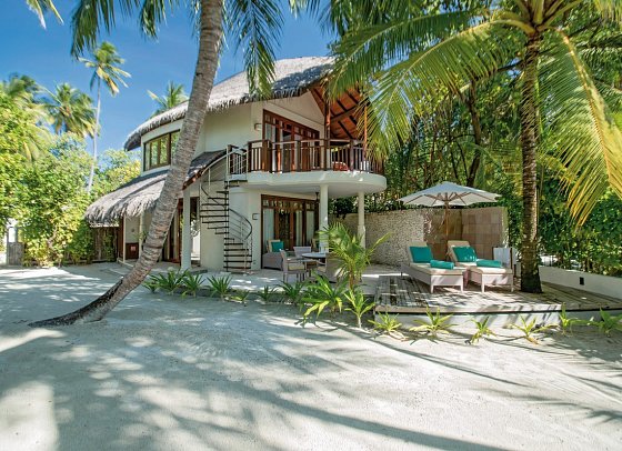 Constance Halaveli Maldives - Wohnbeispiel Double Story Beach Villa with Private Pool (Zimmercodierung VB2)