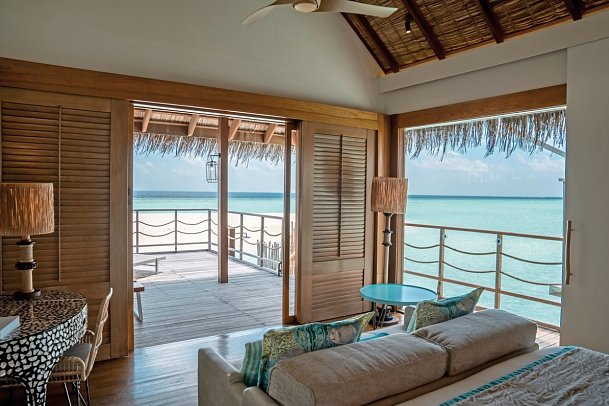 Constance Moofushi Maldives - Wohnbeispiel Senior Water Villa (Zimmercodierung VX2)