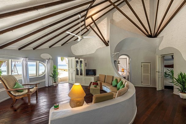 Nika Island Resort & Spa - Wohnbeispiel Deluxe Beach Villa (Zimmercodierung VB2)