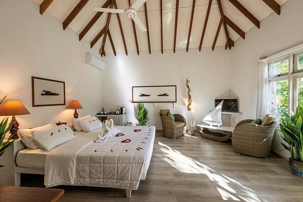 Nika Island Resort & Spa - Wohnbeispiel Garden (Zimmercodierung UG1)