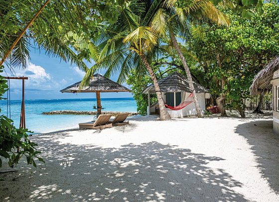 Nika Island Resort & Spa - Wohnbeispiel Deluxe Beach Villa (Zimmercodierungen VB2 & VB8)