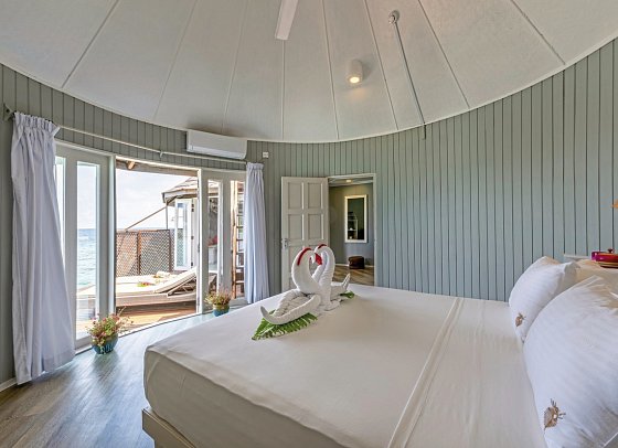 Nika Island Resort & Spa - Wohnbeispiel Family Water Villa (Zimmercodierung FX1)