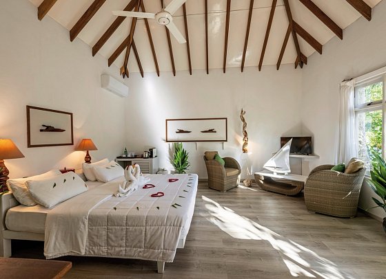 Nika Island Resort & Spa - Wohnbeispiel Garden (Zimmercodierungen UG1 & UG7)