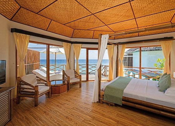 Safari Island Resort & Spa - Wohnbeispiel Semi Water Bungalow (Zimmercodierung BX1)