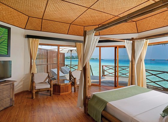 Safari Island Resort & Spa - Wohnbeispiel Water Bungalow (Zimmercodierung BX2)