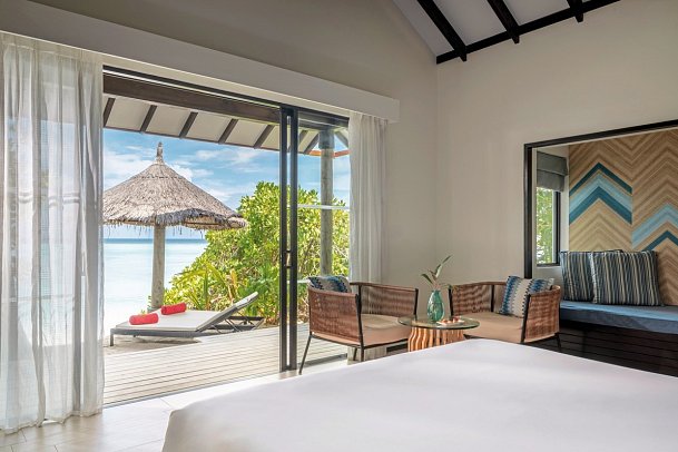 NH Collection Maldives Havodda Resort - Wohnbeispiel Sunset/Sunrise Beach Villa (Zimmercodierungen VB3 & VB6)