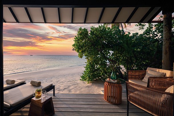NH Collection Maldives Havodda Resort - Wohnbeispiel Sunset Beach Villa (Zimmercodierung VB3)
