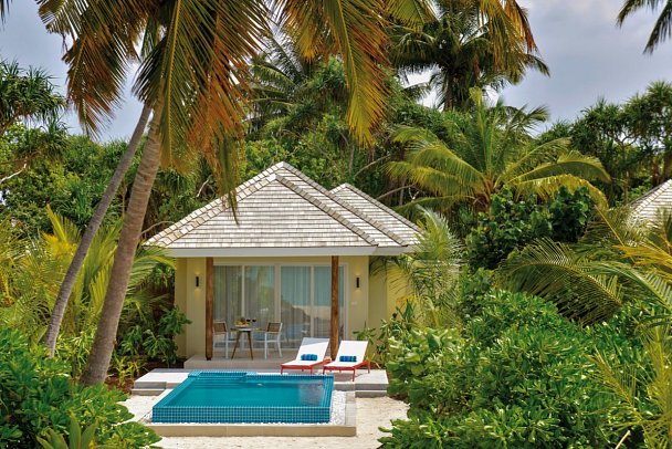 Kandima Maldives - Wohnbeispiel Beach Pool Villa (Zimmercodierungen VB2 & VB3)