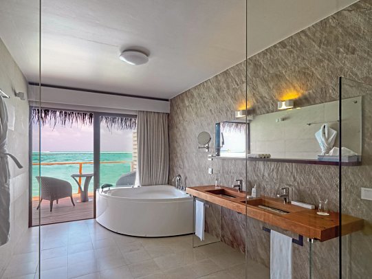Cocoon Maldives - Wohnbeispiel Lagoon Suite (Zimmercodierung WX1)