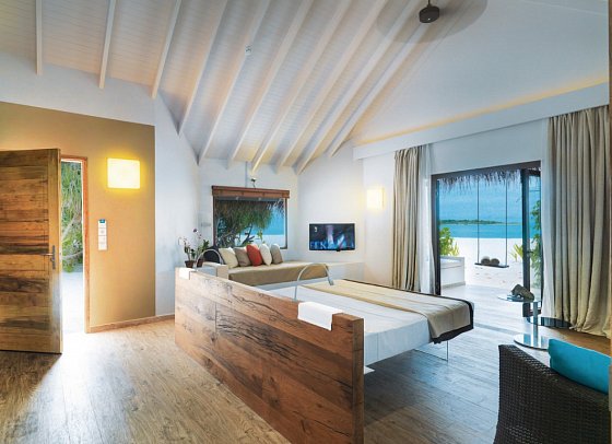 Cocoon Maldives - Wohnbeispiel Beach Suite (Zimmercodierung WB1)