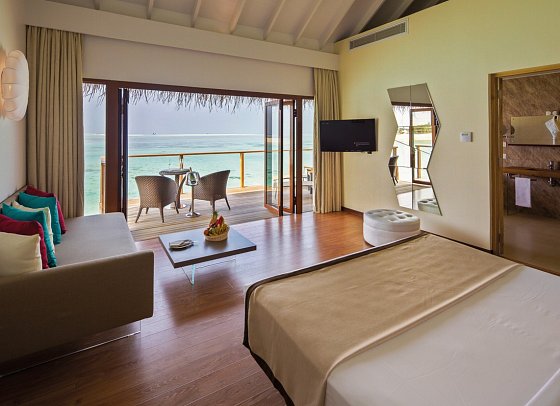 Cocoon Maldives - Wohnbeispiel Lagoon Suite (Zimmercodierung WX1)