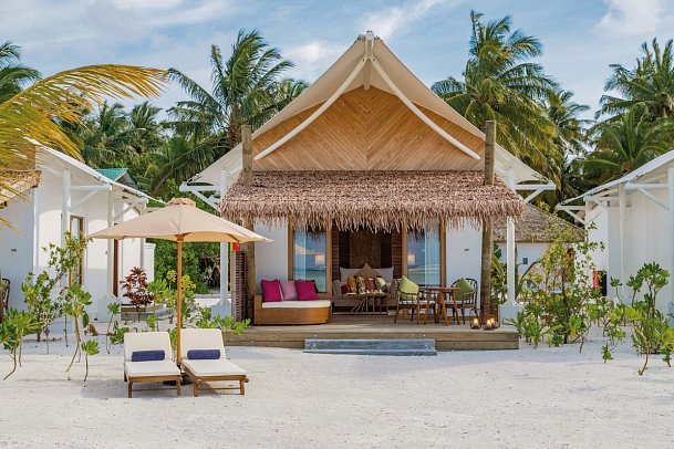 Cinnamon Hakuraa Huraa Maldives - Wohnbeispiel Beach Bungalow (Zimmercodierung BB1)