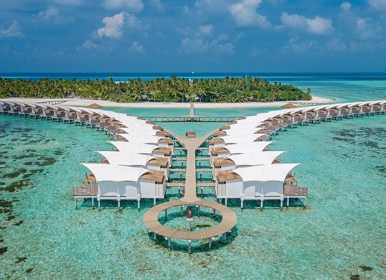 Cinnamon Hakuraa Huraa Maldives - Wohnbeispiel Water Bungalow (Zimmercodierungen BX1 & BX2)