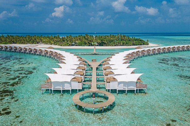 Cinnamon Hakuraa Huraa Maldives - Wohnbeispiel Water Bungalow (Zimmercodierungen BX1 & BX2)