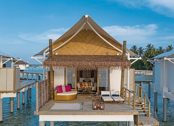 Cinnamon Hakuraa Huraa Maldives - Wohnbeispiel Water Bungalow (Zimmercodierungen BX1 & BX2)