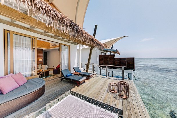 Cinnamon Hakuraa Huraa Maldives - Wohnbeispiel Water Bungalow (Zimmercodierungen BX1 & BX2)