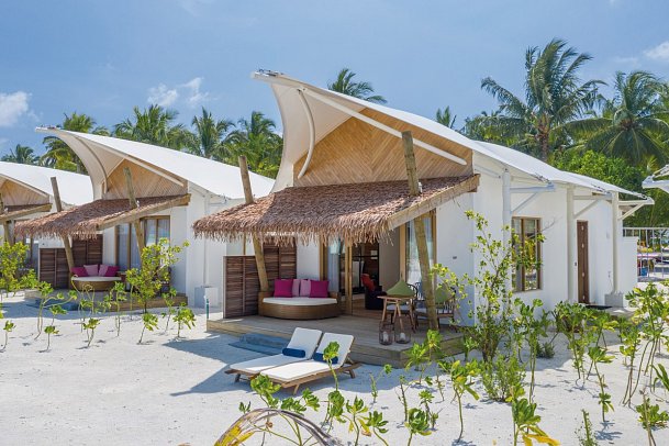 Cinnamon Hakuraa Huraa Maldives - Wohnbeispiel Platinum Beach Bungalow (Zimmercodierung BB2)