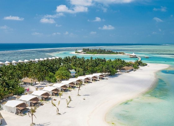 Cinnamon Hakuraa Huraa Maldives - Wohnbeispiel Beach Bungalow (Zimmercodierung BB1)