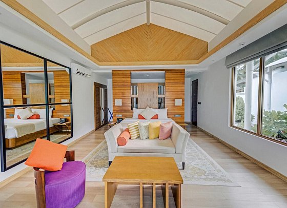Cinnamon Hakuraa Huraa Maldives - Wohnbeispiel Beach Bungalow (Zimmercodierung BB1)