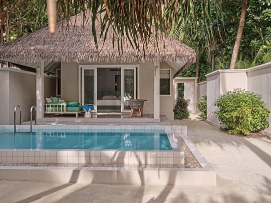 Finolhu, a Seaside Collection Resort - Beispiel Terrasse Private Pool Villa (Zimmercodierung VB2)