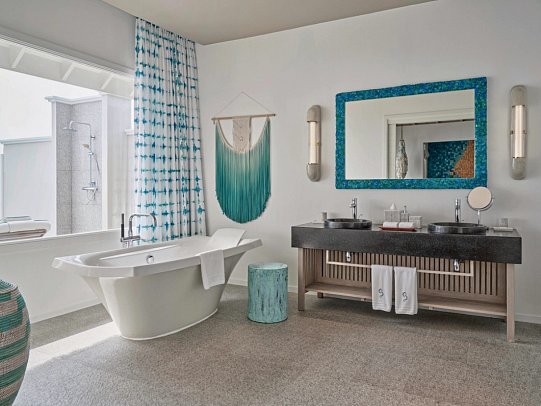 Finolhu, a Seaside Collection Resort - Beispiel Bad Lagoon Villa (Zimmercodierung VL1)